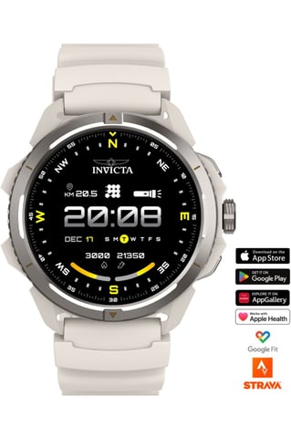 Invicta I-Tech ITECH-010 Men's Watch - Smartwatch Movement - Stainless Steel with Black Dial - 47 mm