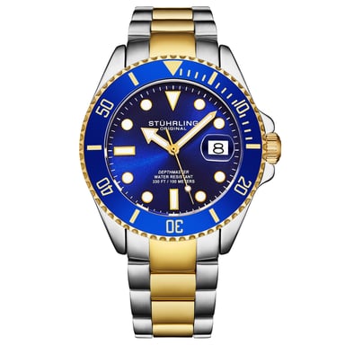 Stührling Depthmaster 4055 Zwitsers quartz duikhorloge van 40 mm