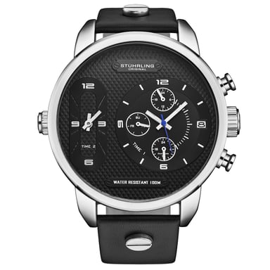 Stührling Global GMT 4052 Japans quartzhorloge 52 mm