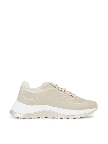 2 Piece Sole Runner Lace-Up Sneakers