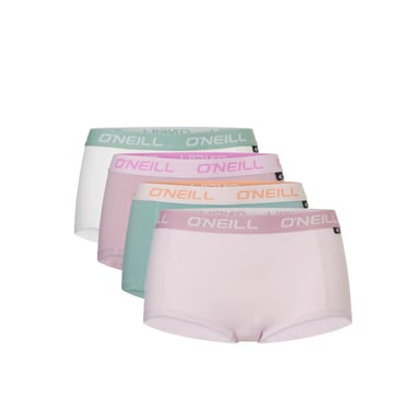 O'Neill Boxershort dames 4-pack effen multi