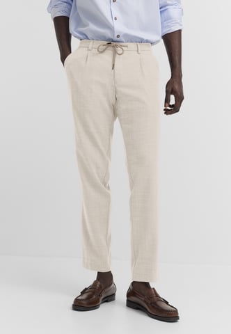 Bugatti Herren Bundfaltenhose mit Stretch und easy-care Funktion