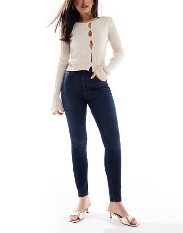 ASOS DESIGN ultimate skinny jean in dark mid blue