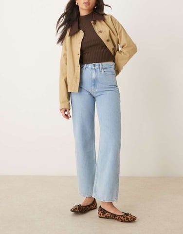 Calvin Klein Jeans barrel jeans in light wash