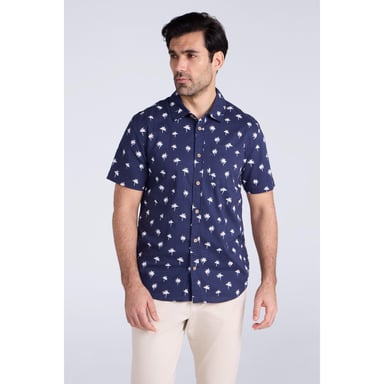 Mountain Warehouse Mens Preston Illustration Shirt (Blue)