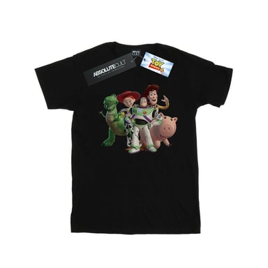 Disney Mens Toy Story 4 Group T-Shirt (Black)