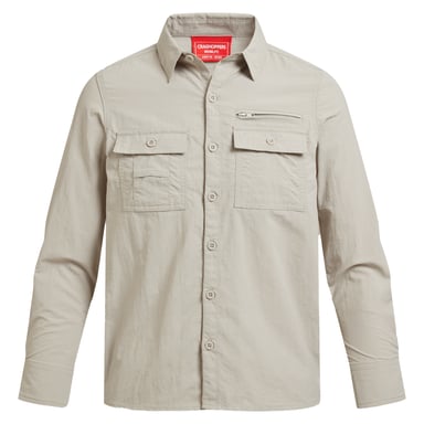 Craghoppers Childrens/Kids Adventure Nosilife Long-Sleeved Shirt (Parchment)