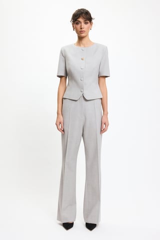 BENU Light grey blazer with short sleeves