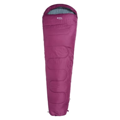 Mountain Warehouse Unisex Adult Basecamp 250 Summer Mummy Sleeping Bag (Berry)