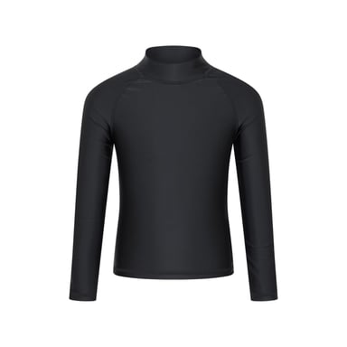 Mountain Warehouse Childrens/Kids Long-Sleeved Rash Top (Jet Black)