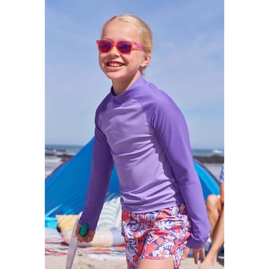 Mountain Warehouse Childrens/Kids Long-Sleeved Rash Top (Light Purple)