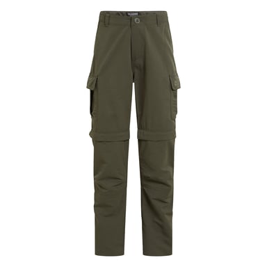Craghoppers Childrens/Kids Nosilife Convertible Hiking Trousers (Woodland Green)