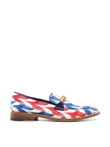 Aviator Houndstooth Envelope Loafers