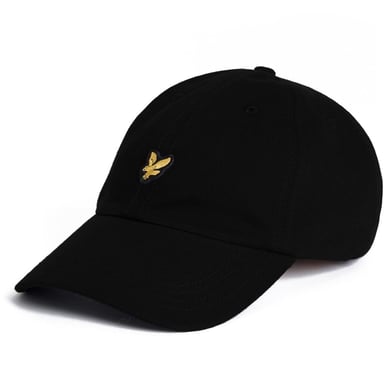 Accessories Lyle And Scott Golden Eagle Logo Curved Brim Dad Cap in Jet Black