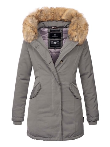 Marikoo women’s winter parka Karmaa with detachable faux fur collar