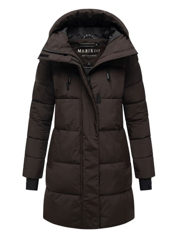 Marikoo women's padded winter coat with hood & fleece lining – Kaituu