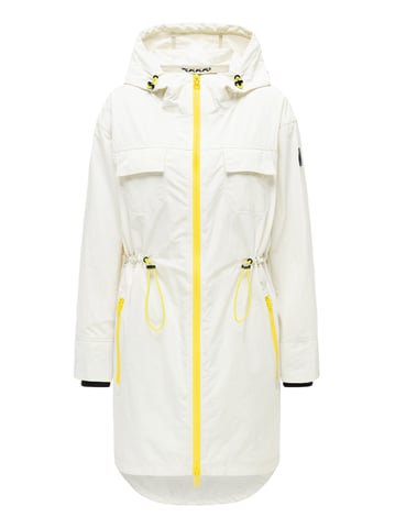 Marikoo women’s transitional coat Trüffelbonbon with hood