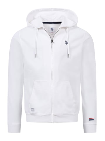 U.S. Polo Assn. men’s hooded sweat jacket made from 100% cotton