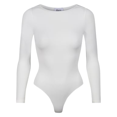 Damer Essentials Långärmad Bodysuit Skulpterande Återvunnen Stretchpassform