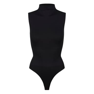 Dames Essentiële Mouwloze Kraag Bodysuit Vormgevend Gerecycled Stretch Fit