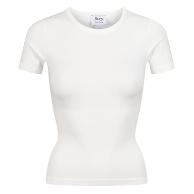 Damernas Essentials Basic T-shirt Formande Återvunnen Stretch För Vardagsbruk