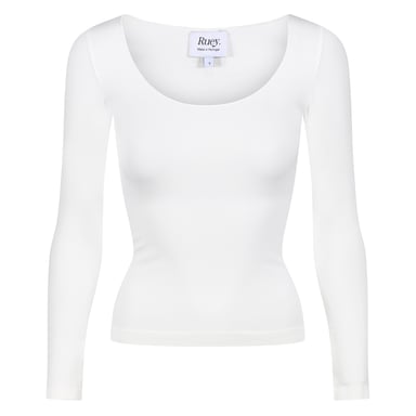 Damernas Väsentliga Long Sleeve Topp Formande Återvunnen Stretch För Varje Dag