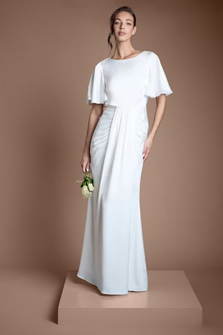 Goddess Drape Wedding Dress