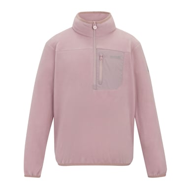 Regatta Childrens/Kids Frankie Half Zip Fleece Top (Powder Lilac)