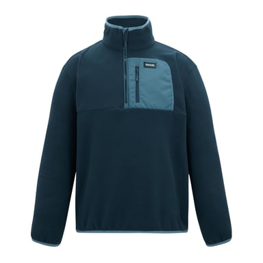 Regatta Mens Frankie Half Zip Fleece Top (Navy/China Blue)