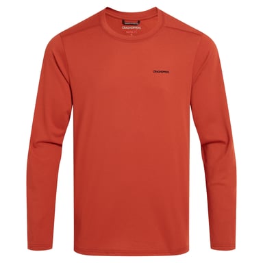 Craghoppers Mens Abel Nosilife Long-Sleeved T-Shirt (Red Beach)