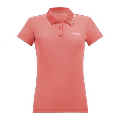 Regatta Womens/Ladies Maverick V Polo Shirt (Peach Pink)