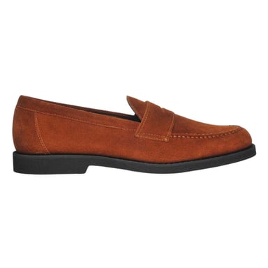Sebago Mens Ryan Polaris Suede Loafers (Brown Cognac)