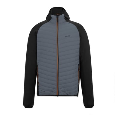 Regatta Mens Andreson Hybrid Jacket (Dark Storm/Black)