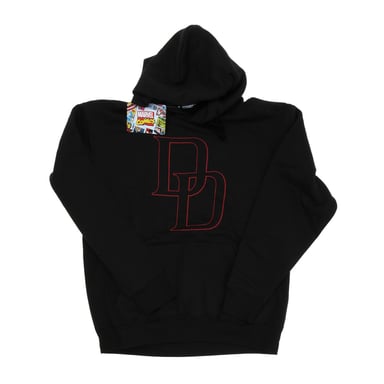 Marvel Mens Daredevil Logo Outline Hoodie (Black)