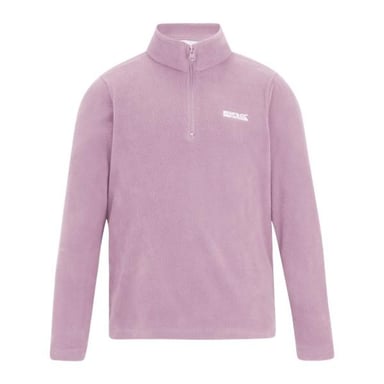 Regatta Great Outdoors Childrens/Kids Hot Shot II Half Zip Fleece Top (Powder Lilac)