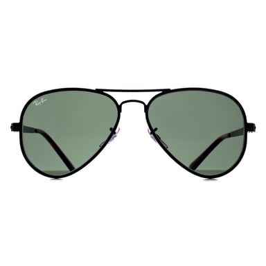 Ray-Ban RB3925 Aviator Max 002/31 zwart groene zonnebril