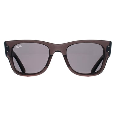 Ray-Ban RB0840S Mega Wayfarer 1406B1 transparant zwart donkergrijs zonnebril