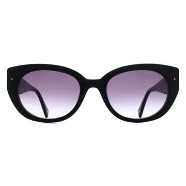 Ted Baker TB1737 001 glanzend zwart grijs gradiënt zonnebril