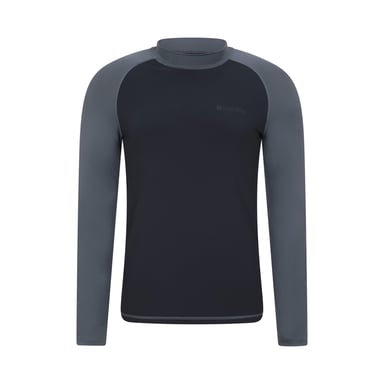 Mountain Warehouse Mens Long-Sleeved Rash Guard (Monochrome)