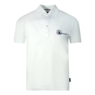 Aquascutum Unisex Adult Aldis London Logo Polo Shirt (White)