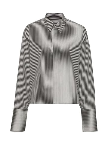 Boxy Fit Striped Shirt
