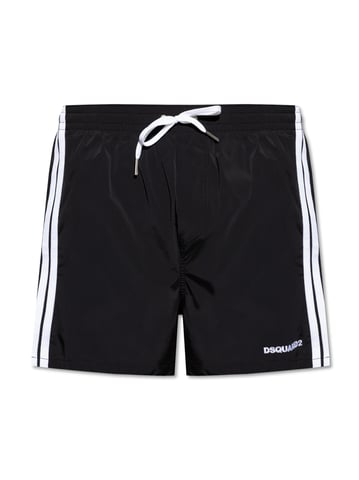 Logo Boxer Midi Swim Shorts