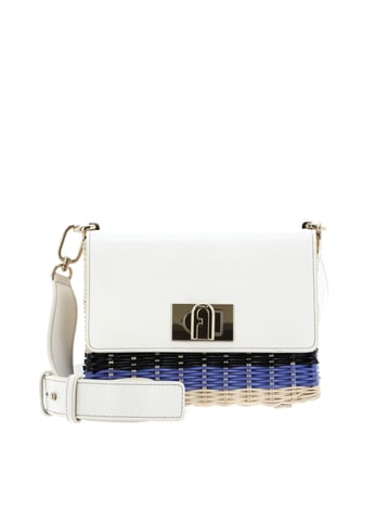 1927 Logo Wicker Shoulder Bag