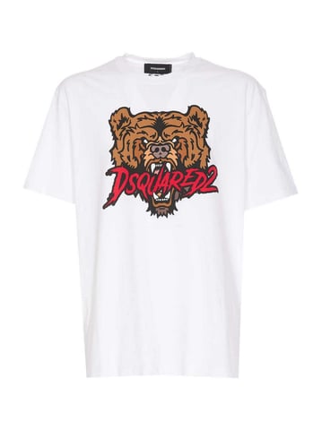 Bear Logo Regular Fit T-Shirt
