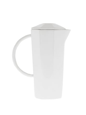 Waterkan met achthoekig logo op deksel