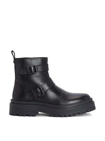 Tasmin Double-Buckle Chelsea Boots