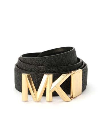 MK Buckle Reversible Monogram Belt