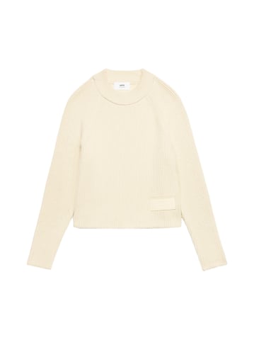 Logo Patch Ribbed Sweater