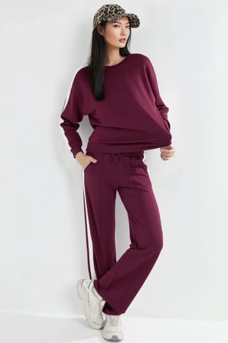 Modal Touch Regular Fit Sweatshirt och Byxor Set