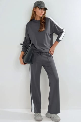 Modal Touch Regular Fit Sweatshirt & Pants Set